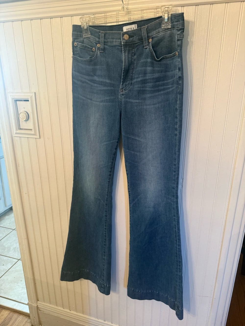 Pistola Flare Blue Jeans 29